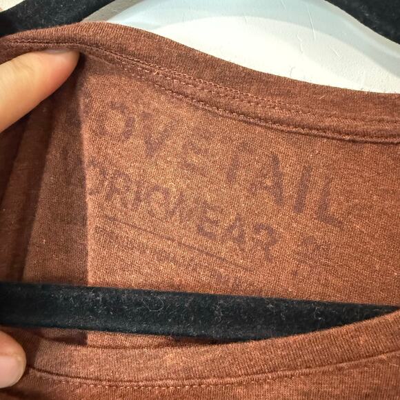 Dovetail Workwear Women's Long Sleeve Shirt Top Orange Brown XXL - Picture 5 of 6